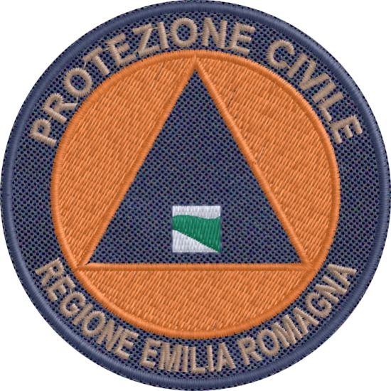 PATCH DISTINTIVO RICAMATO STEMMA M.M. CON VELCRO