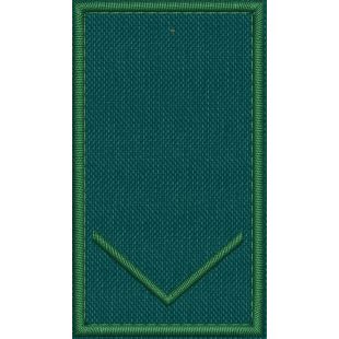 Patch Ricamata grado ( ruolo GUARDIA VOLONTARIA EFFETTIVA. G2 ) base verde  