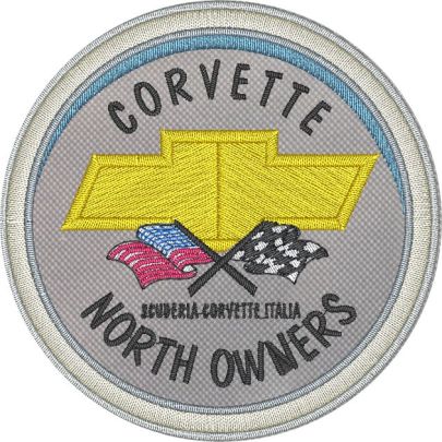 Patch  Scuderia CORVETTE Italia Diam.8 Cod. 20100315_B