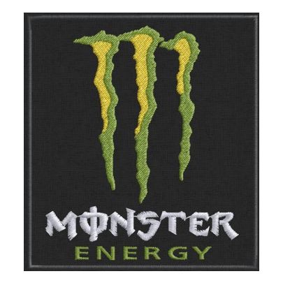 Patch Monster ENERGY Rettangolare Cod. 20110331_B