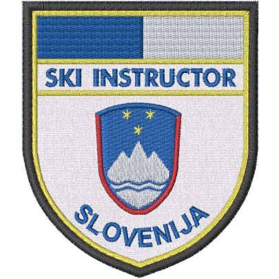 Patch Scudetto SKI INSTRUCTOR O NOMINATIVO A PIACERE Slovenija  