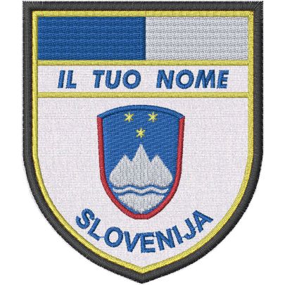 Patch Scudetto SKI INSTRUCTOR O NOMINATIVO A PIACERE Slovenija  