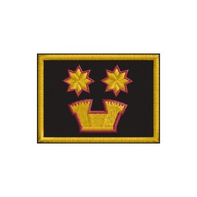 Patch ricamato 20. Grado AILCA – Primo Dirigente_Resp. regionale