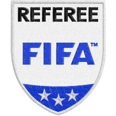 Patch ricamato REFEREE FIFA Cod.20130212_F_star