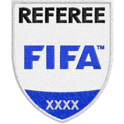 Patch REFEREE FIFA con testo a piacere