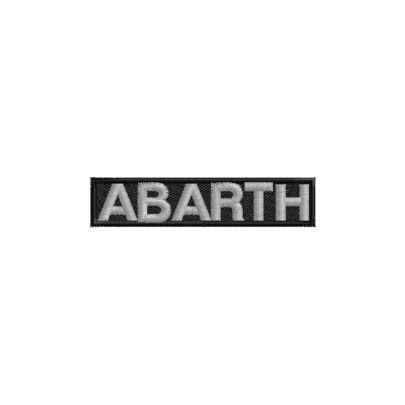 Scritta  Abarth come stemma da cm. 6 Cod. 20140429_B