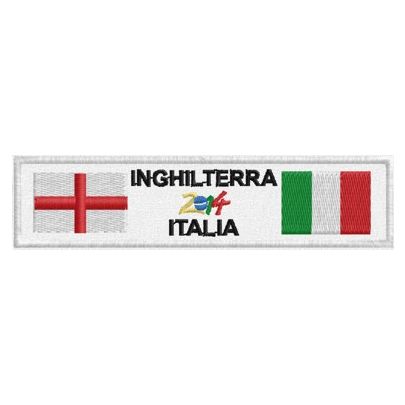 Patch girone gruppo E Inghilterra Italia cod.20140315_D34
