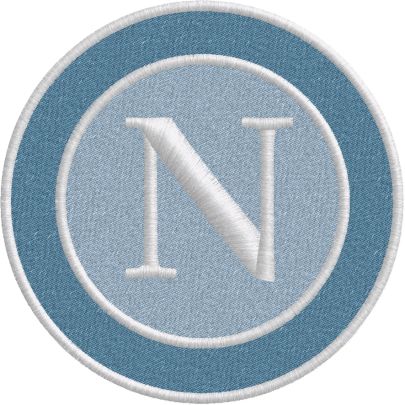 Patch  ricamato Napoli Calcio diam.cm-15