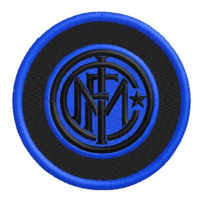 Patch ricamato bicolore INTER diam. cm. 6