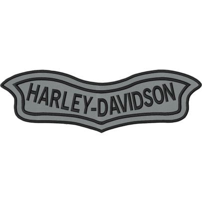 Patch roker HARLEY-DAVIDSON con tessuto nero
