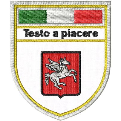 Stemma  (sci TOSCANA) CON TESTO GRUPPO FIRENZE SCI MM. 70 X 60 