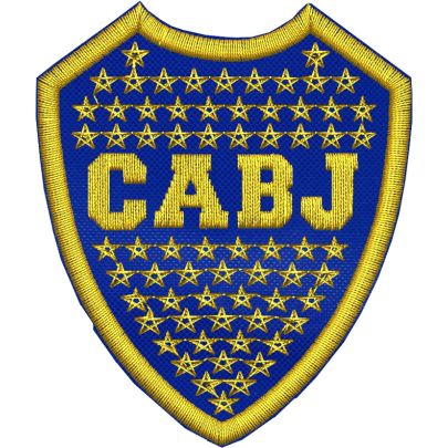 Patch ricamato Club Atlético Boca Juniors mm.70 x 60