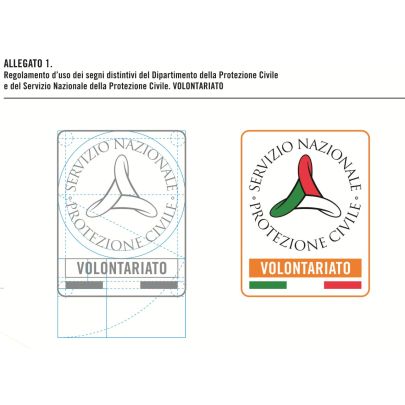 nuova Patch 2026 SERVIZIO NAZIONALE  PROTEZIONE CIVILE VOLONTARIATO