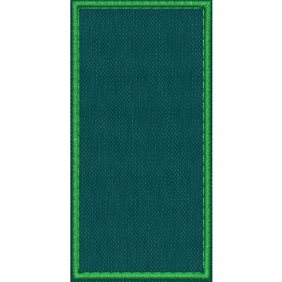 Patch Ricamata RUOLO GRADUATI E GUARDIE EFFETTIVE (senza GALLONE ) base verde ricamo in verde cm. 8 x 4 