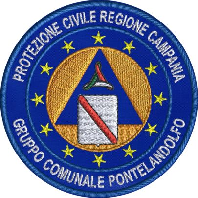 Patch ricamato PROTEZIONE CIVILE REGIONE CAMPANIA (GRUPPO PONTELANDOLFO)  
