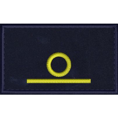 Patch ricamato SUEM , identificativo con SIMBOLO AUTISTA  cm. 7 x 4