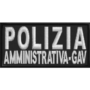 Etichetta Polizia AMMINISTRATIVA GAV Cod. 20100426_C