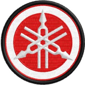 Patch  YAMAHA Diametro 6,0 su base bianca Cod.20100702_A