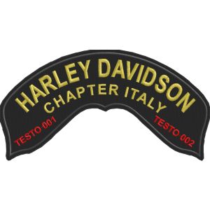 Patch da schiena giubbotto tipo harley  Cod_20101020_A