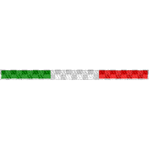 Patch Bandiera italiana lunga  Cm16 Cod. 20101602_B