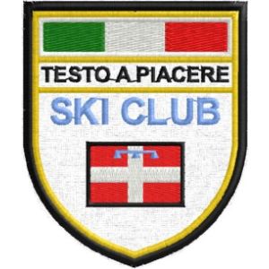 Stemma SKI (PIEMONTE) DESCRIZIONE A PIACERE  Cod.20110128_E