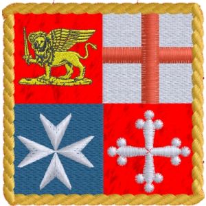 Patch  ricamato repubbliche marinare Cod. 20120302_B
