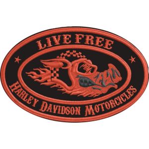 Ritex  patch ricamata da schiena Harley Davidson