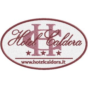 Patch ricamato Hotel Caldora Cod.20121107_B