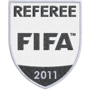 Patch ricamato REFEREE FIFA 2011  Cod.20130212_A