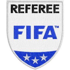 Patch ricamato REFEREE FIFA Cod.20130212_F_star