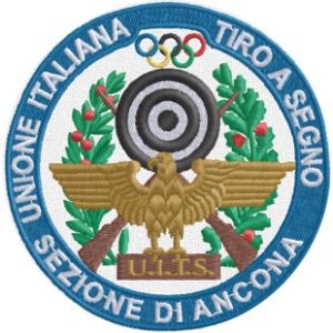 Patch ricamato Tiro a segno sez. di Ancona cod.20130327_A