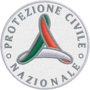 Patch  PROTEZIONE CIVILE NAZIONALE  diam.95 Cod.20130602_B