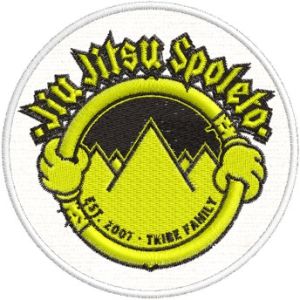 Patch diam.9  Ju Jitsu Spoleto cod.20131114_B