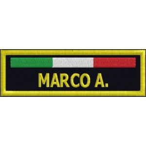 Etichetta (MARCO A.) personalizzata Cod.20140103_C