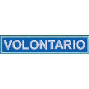 Patch (VOLONTARIO) personalizzato cod. 20140112_B