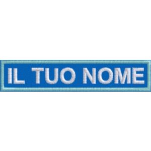Patch (IL TUO NOME) personalizzato cod. 20140112_E