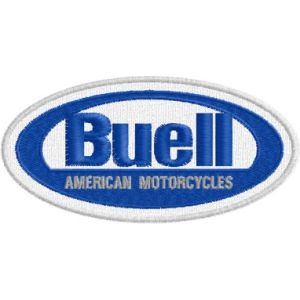 Patch da petto  10 cm. Logo BUELL Motorcycle Cod.20140130_B