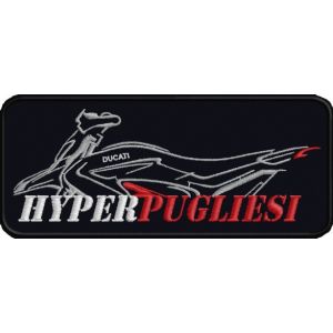 Patch ricamato DUCATI Hyper pugliese Cod.20140211_A