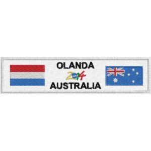 Patch girone gruppo B Olanda Australia cod.20140315_B34