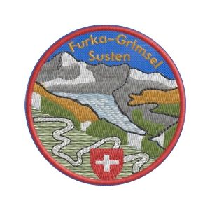 Patch d.6 Passi delle Alpi centrali:Furka Grimsel Cod.20140722_C