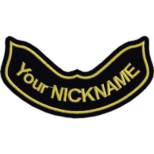 Patch da spalla giubbotto con il tuo nome Cod.20140732_A