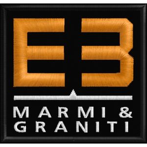 Patch ricamato sponsor EB MARMI & GRANITI 