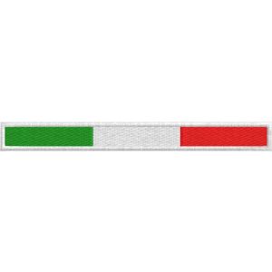 Patch Bandiera italiana lunga Cm11,5