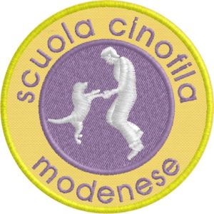 Patch ricamato Scuola cinofila modenese Cod.20150804_A