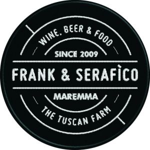 Stemma ricamato FRANK SERAFICO birrai di MAREMMA Cod.20160129_A
