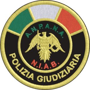 Patch diam.8,0 cm POLIZIA GIUDIZIARIA A.N.P.A.N.A. Cod.20160620_A