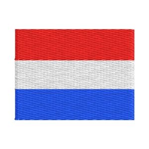 Patch ricamato bandiera Olanda mm.40x30 Cod.20160908_A