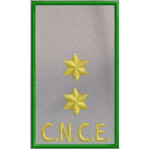 Gradi su fascia tubolare C.N.C.E. 2 stelle a 6 punte grado TENENTECod. 20161025_B