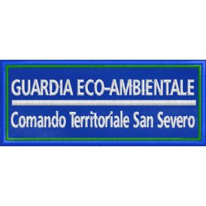 Patch ricamato GUARDIA ECO-AMBIENTALE San Severo cod.20161026_A