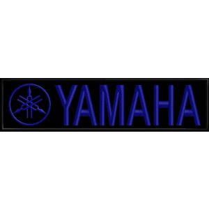 Stemma, Patch ricamato (YAMAHA) su base cm. 20 Cod.20160720_A